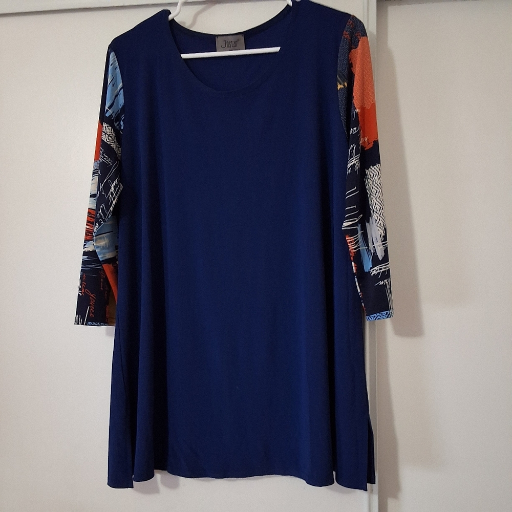 Jostar USA Stretchy Comfort Relaxed Fit Tunic Size XL